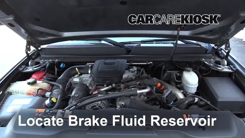 2013 GMC Sierra 3500 HD SLT 6.6L V8 Turbo Diesel Crew Cab Pickup Brake Fluid
